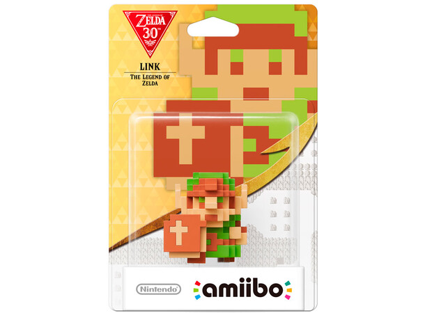 Amiibo Figur Link Zelda 30th Anniversary The Legend of Zelda 8bit